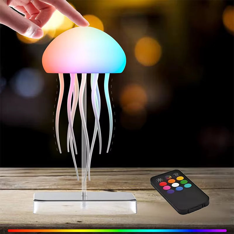 Lámpara LED con forma de medusa